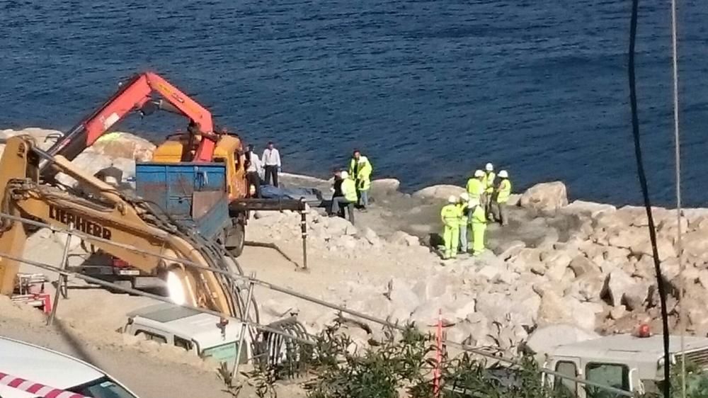 Accidente laboral en el puente de Rande