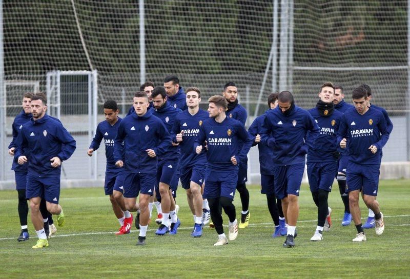 Entrenamiento del Real Zaragoza (22-1-2019)