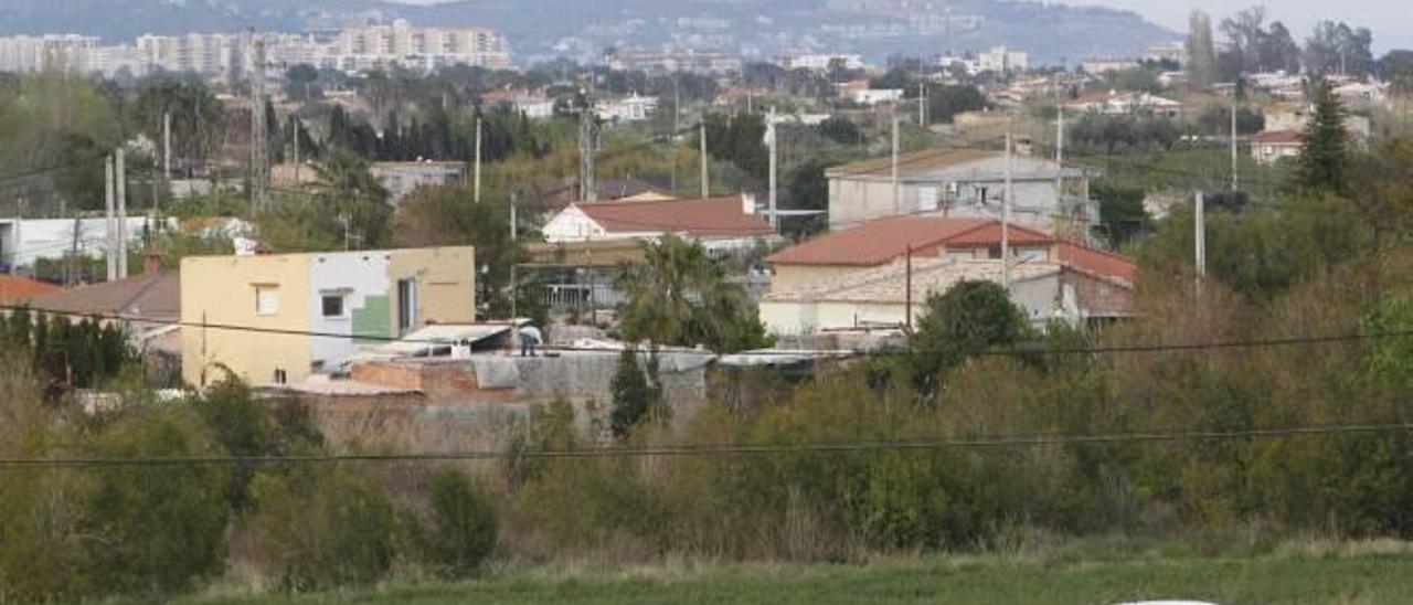 Viviendas situadas en la zona de la Marjaleria de Castelló.