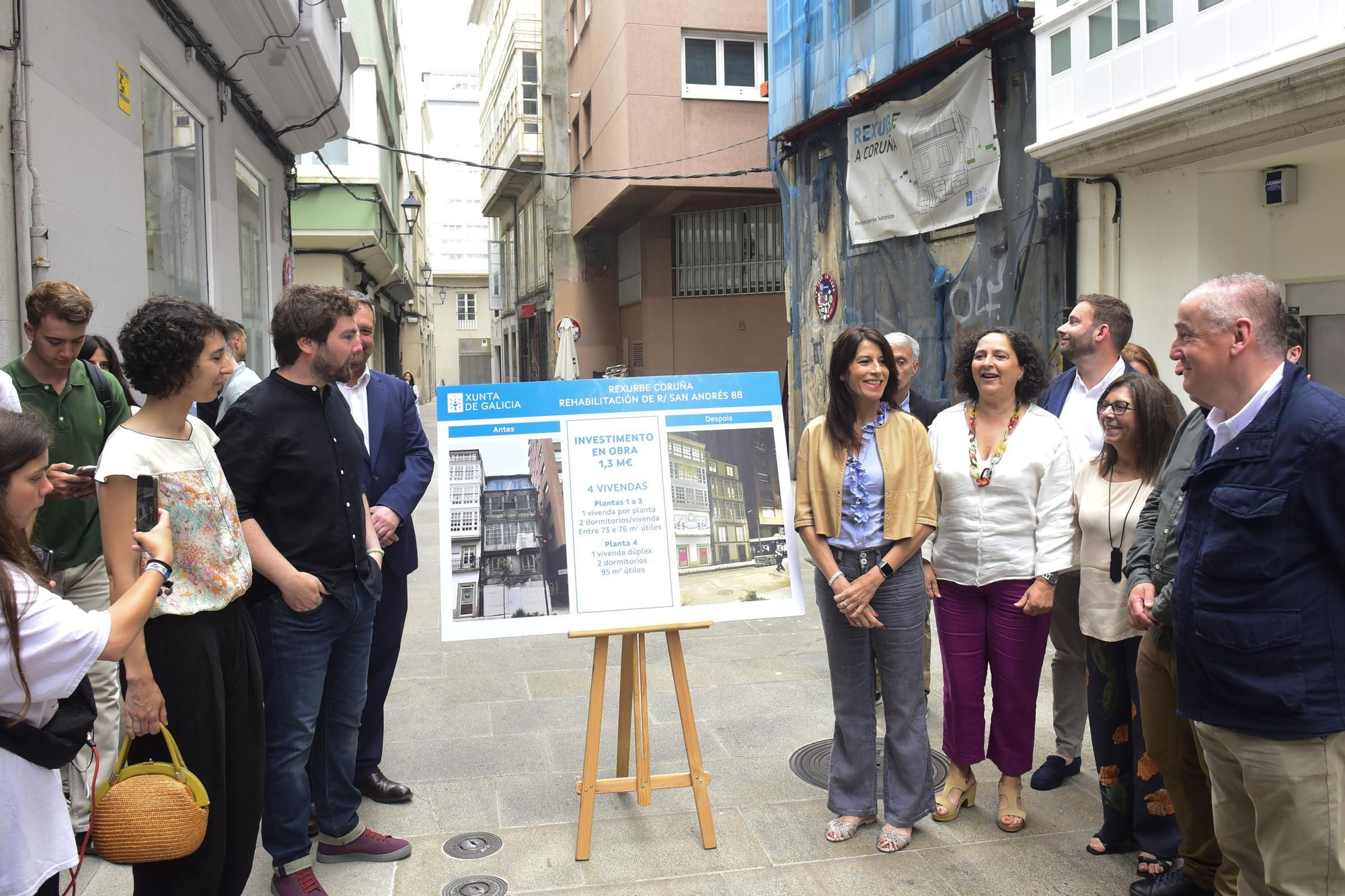 Presentación de la rehabilitación del edificio de San Andrés 88