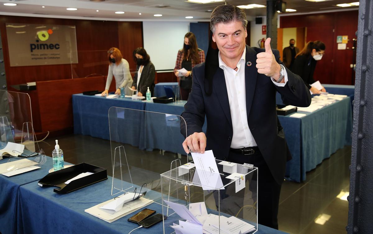 Cañete escombra l’independentisme i guanya les eleccions de Pimec