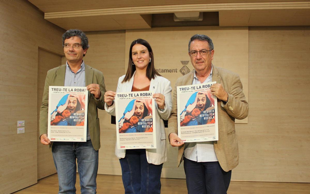 Campaña Sácate la ropa para impulsar el reciclaje en Terrassa Campaña Sácate la ropa para impulsar el reciclaje en Terrassa