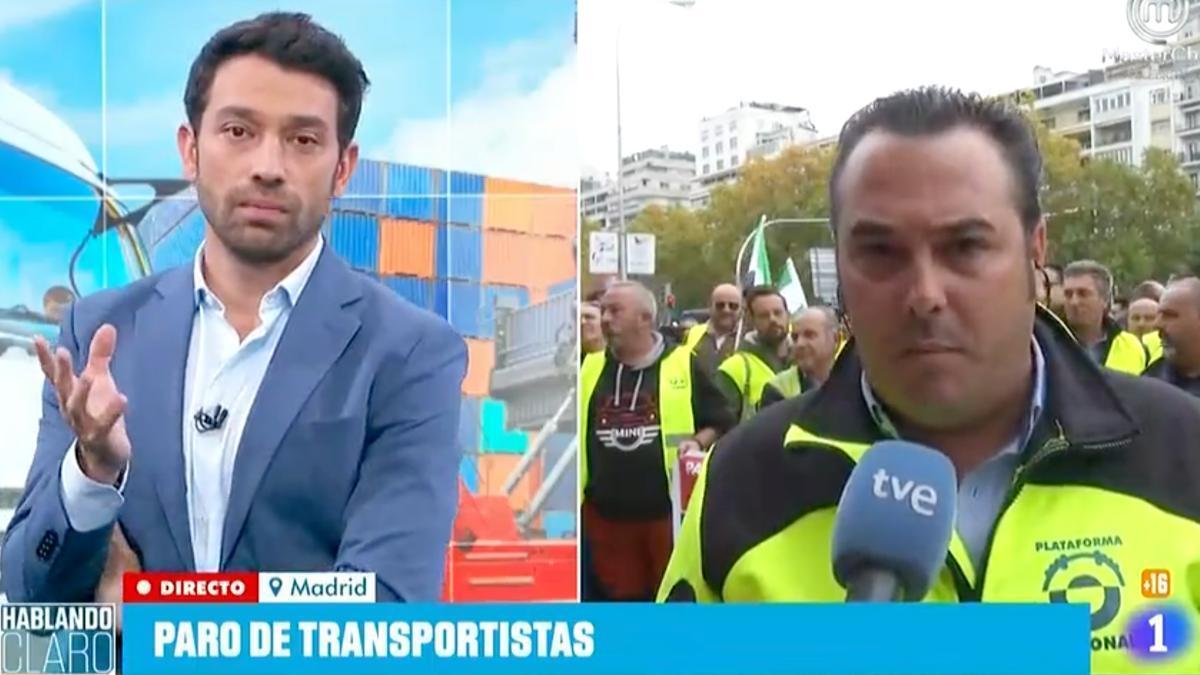 Marc Calderó y Manuel Hernández en ’Hablando claro’.