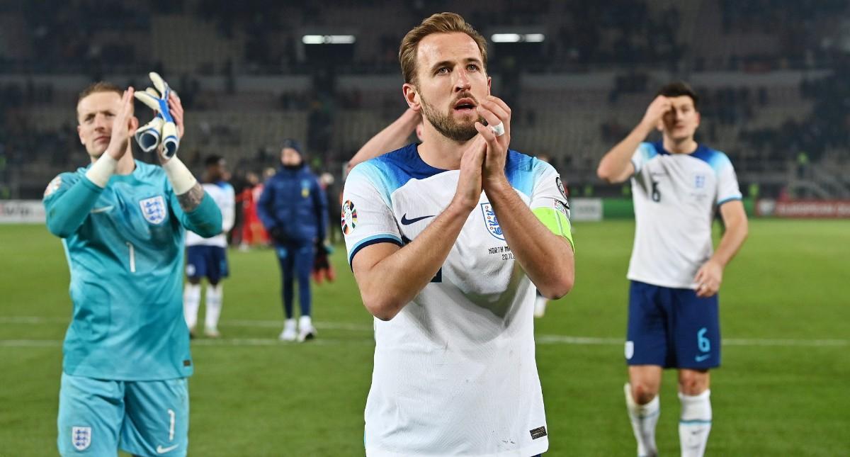 La selección inglesa no pasó del empate ante Macedonia