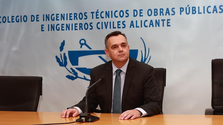 Eduardo F. Vílchez López, decano del Colegio de Ingenieros Técnicos de Obras Públicas de Alicante