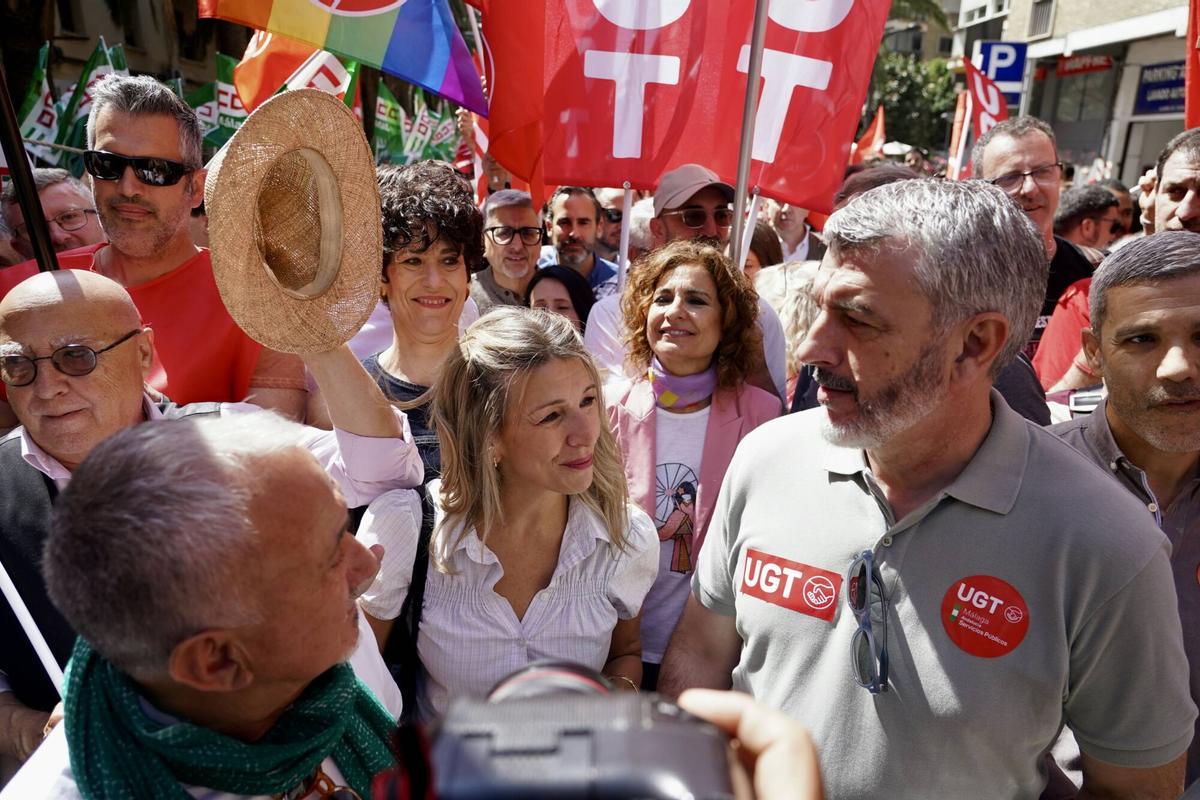 Manifestación del 1 de Mayo por las calles de la capital Manifestación del 1 de Mayo por las calles de la capital