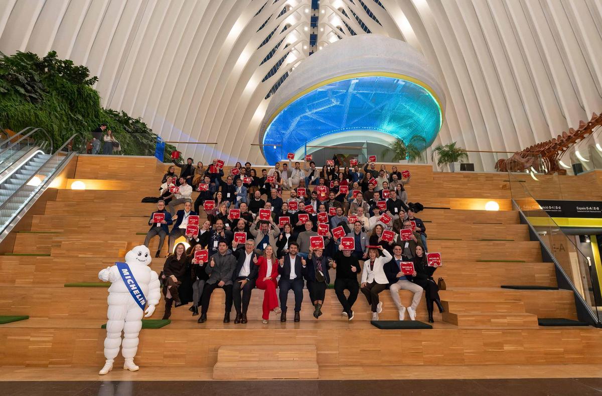 Acto de entrega de las menciones de la Guía Michelin