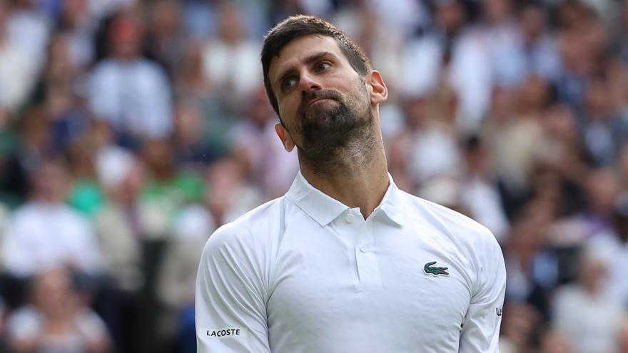 La final de Wimbledon entre Alcaraz-Djokovic, en imágenes