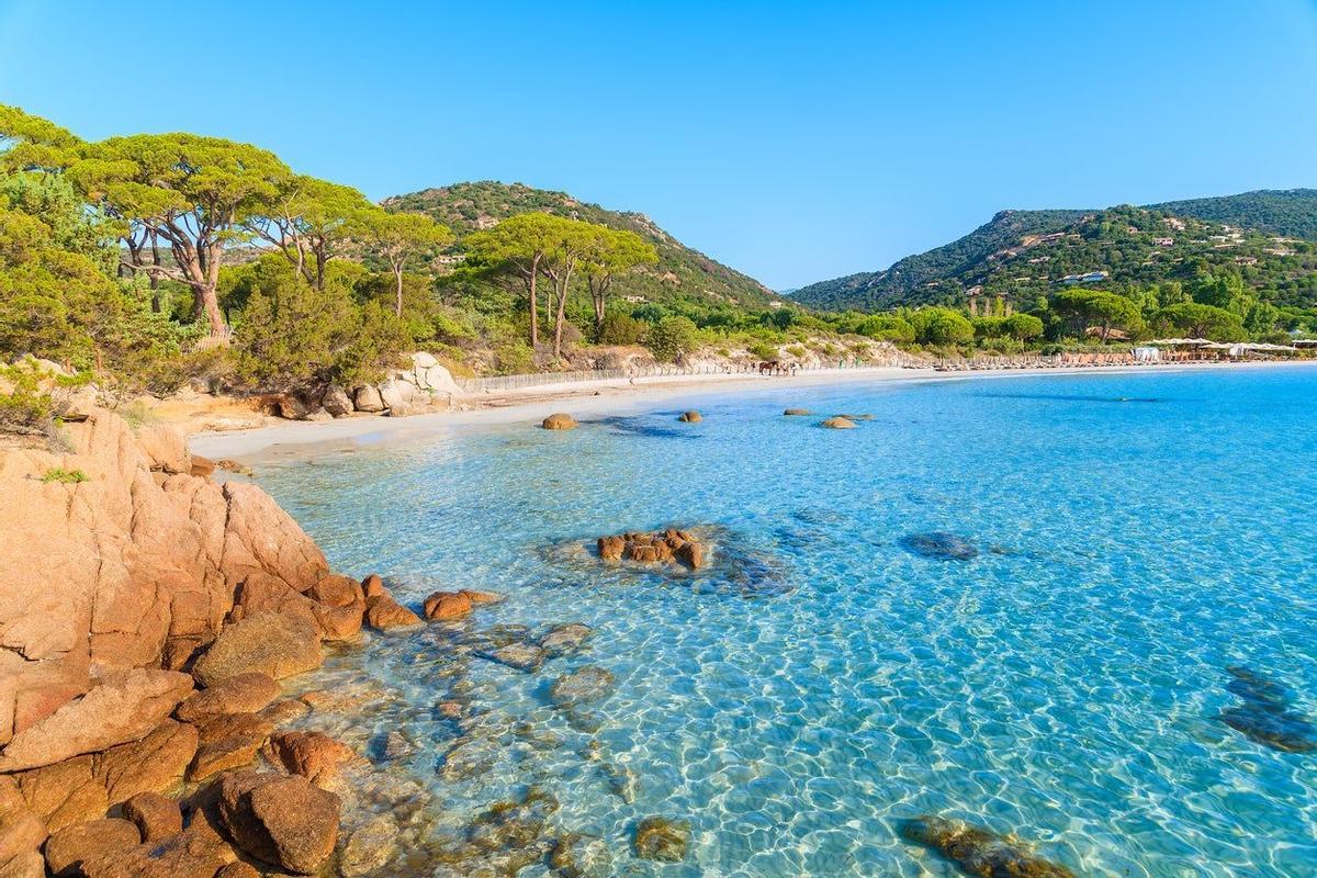 Las playas de Córcega, con los colores del Caribe