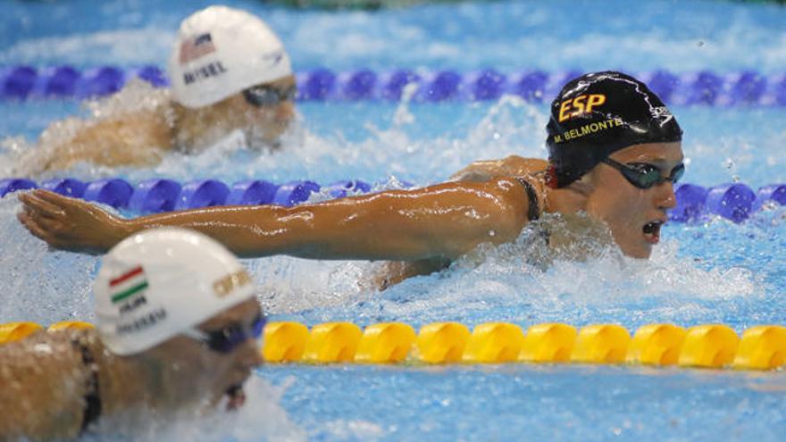 La española Mireia Belmonte pasa a la final de los 400 estilos.