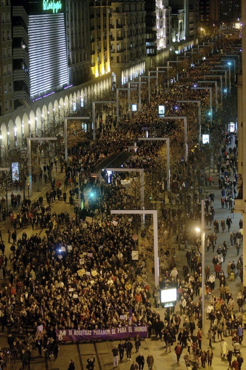 El Día Internacional de la Mujer en Zaragoza