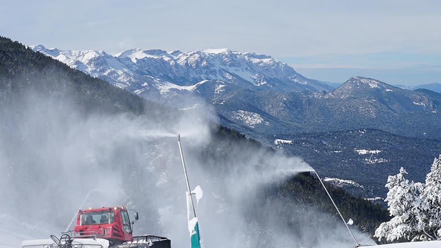 Preparatius per l&#039;obertura de l&#039;estació de la Masella