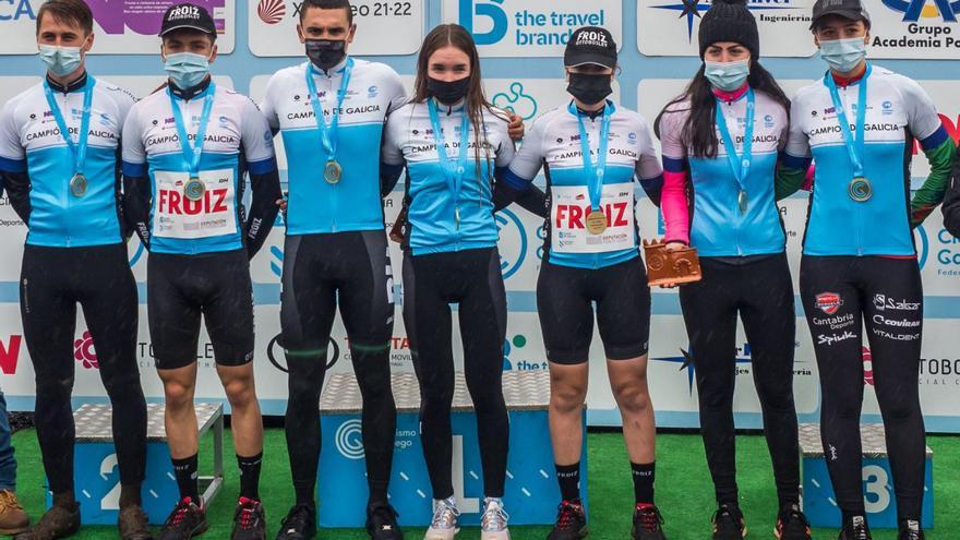 María Filgueira y Tomás Pombo, campeones gallegos