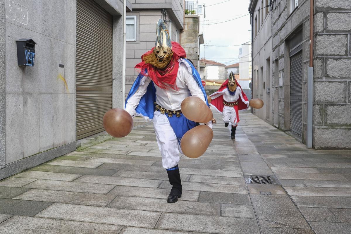 Las pantallas recorrieron las calles de  Xinzo de Limia