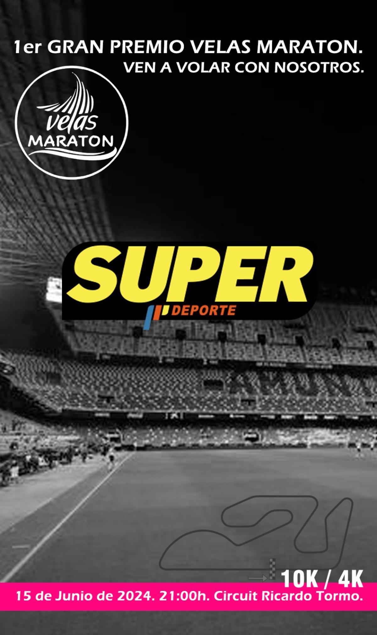 Superdeporte y Levante Televisión son los medios oficiales de este I GP Velas Maraton.