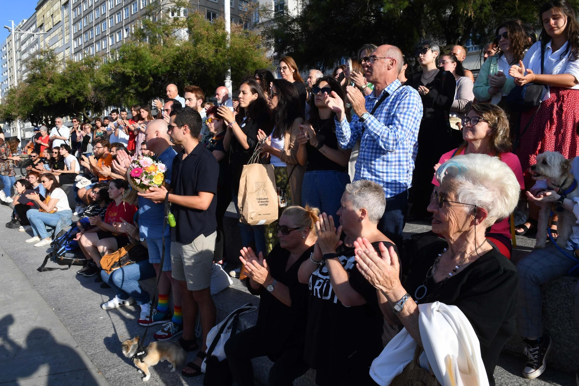 Homenaje en A Coruña a Samuel Luiz dos años después del crimen: "No podemos olvidar lo que pasó"