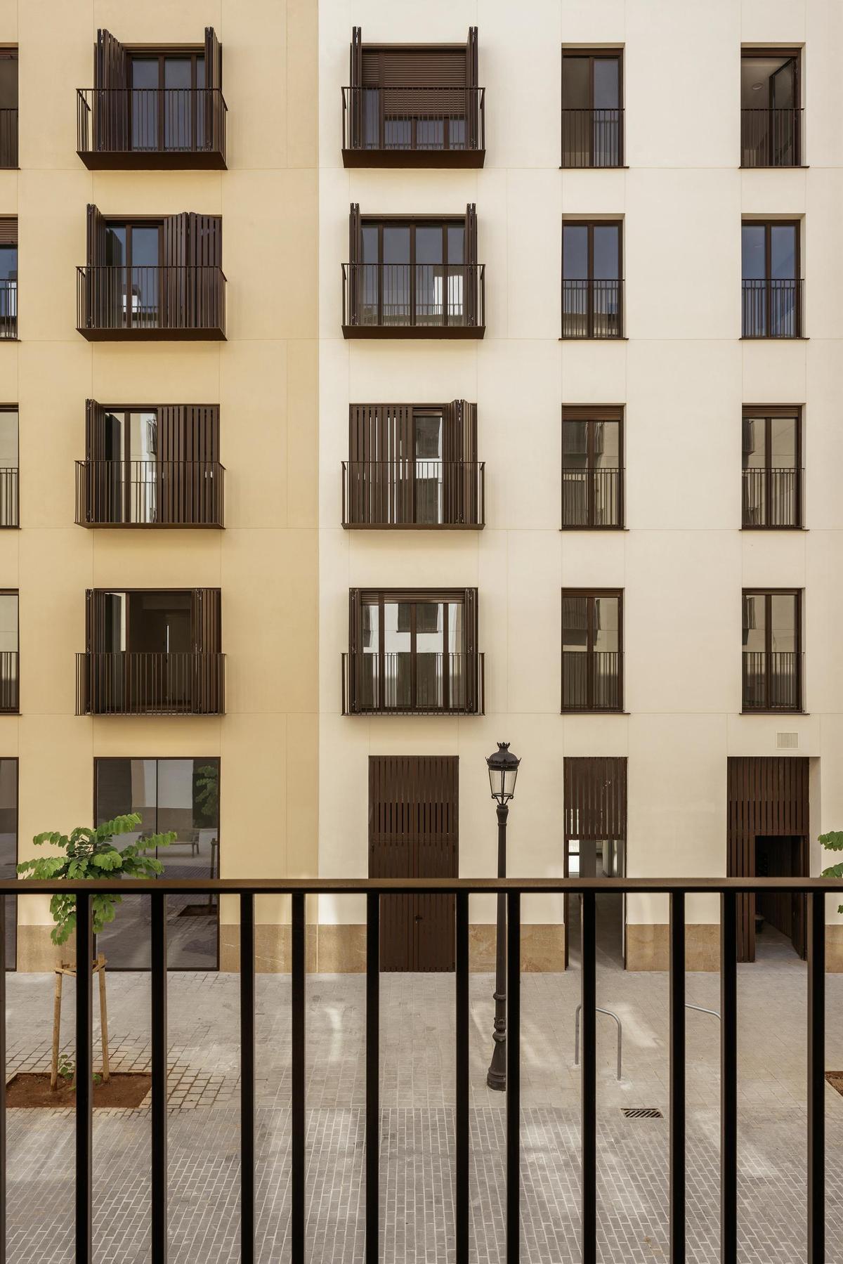 Interior de la promoción de viviendas en Valencia de Neinor Homes
