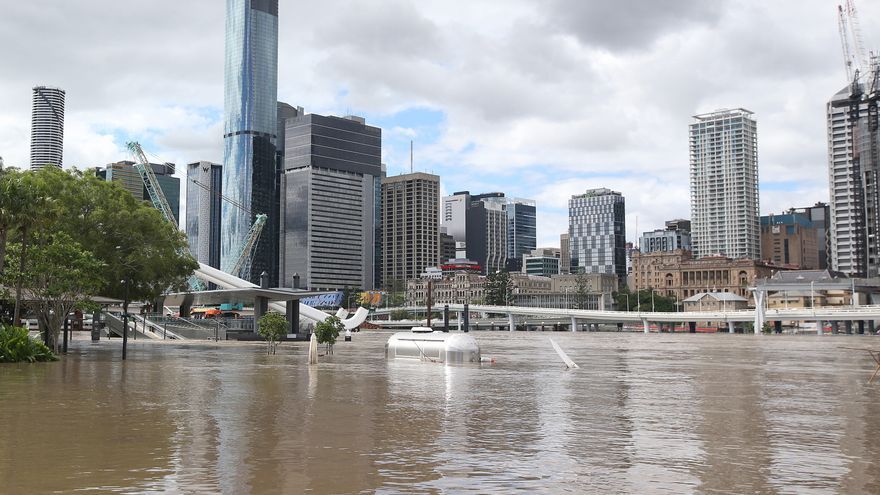Aspecto que presenta Sidney, en Australia, tras las inundaciones.