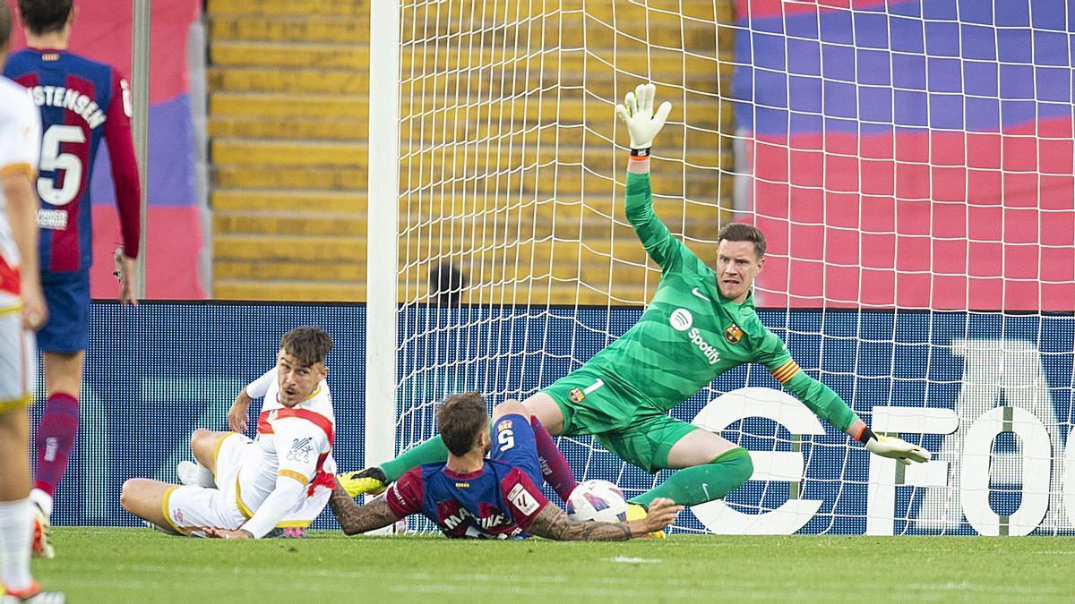 Marc André Ter Stegen, ante el Rayo.