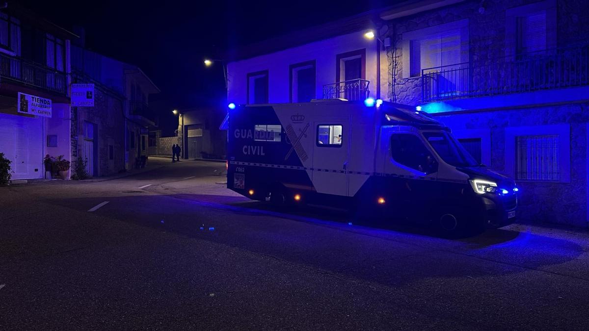 Operativo de búsqueda en Moveros durante el martes.