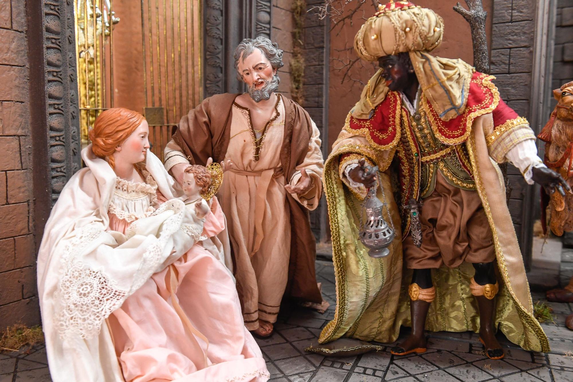 Belén navideño en el Castillo de Mata