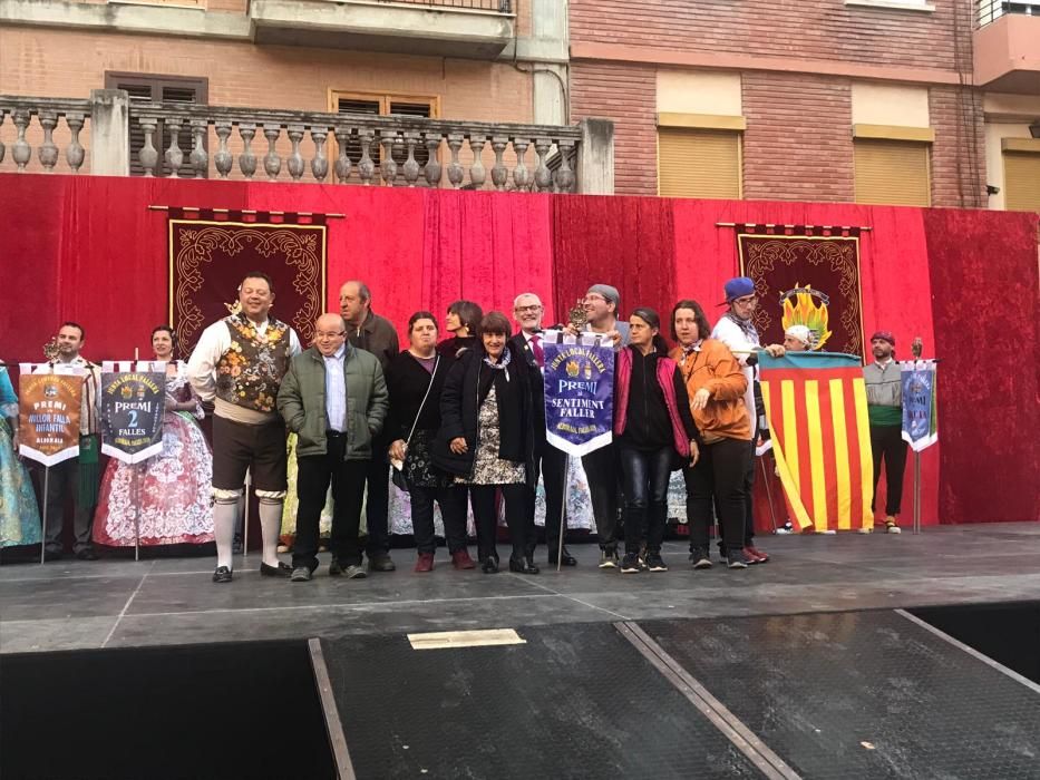 Premios falleros 2019 en Alboraia