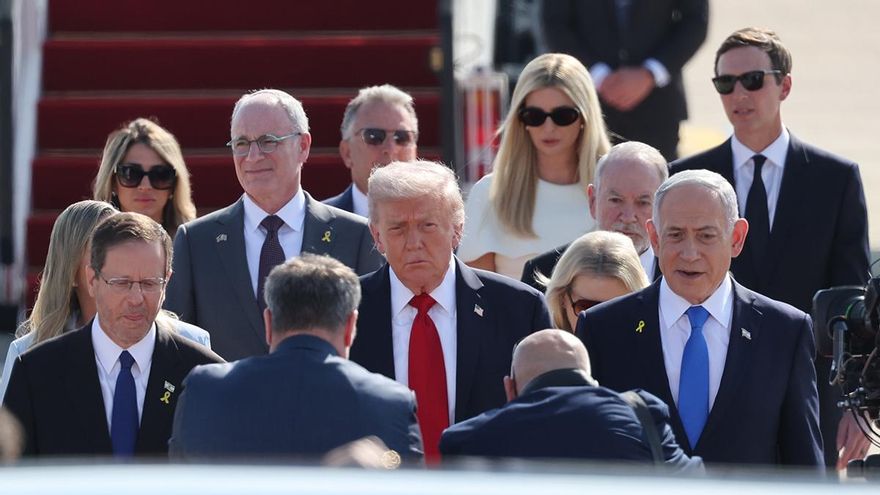 Trump llega a Israel para asistir a la entrega de los rehenes