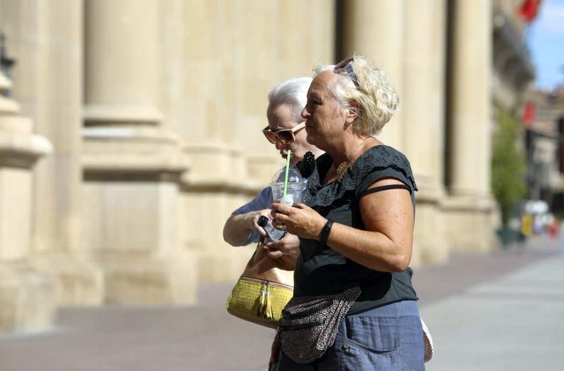 Calor en Zaragoza, 9 de julio agosto