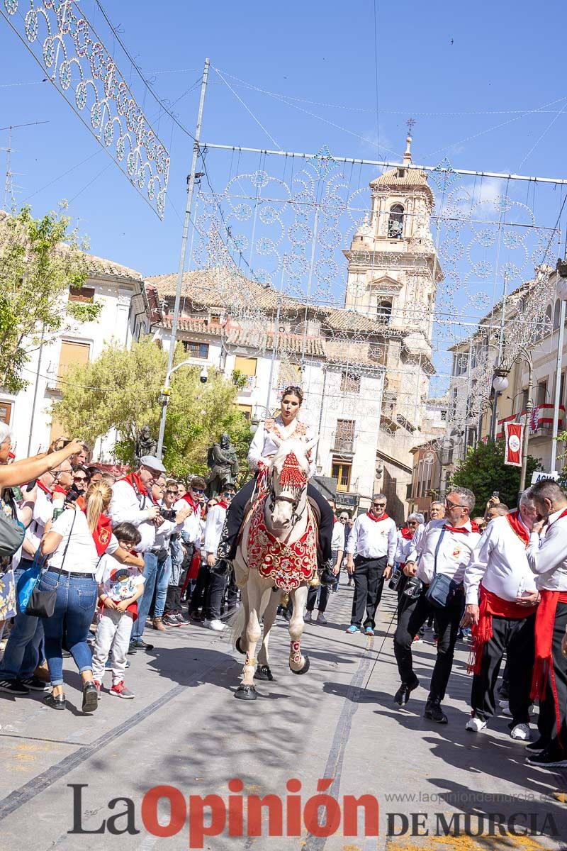 Recorrido Caballos del Vino día dos de mayo en Caravaca