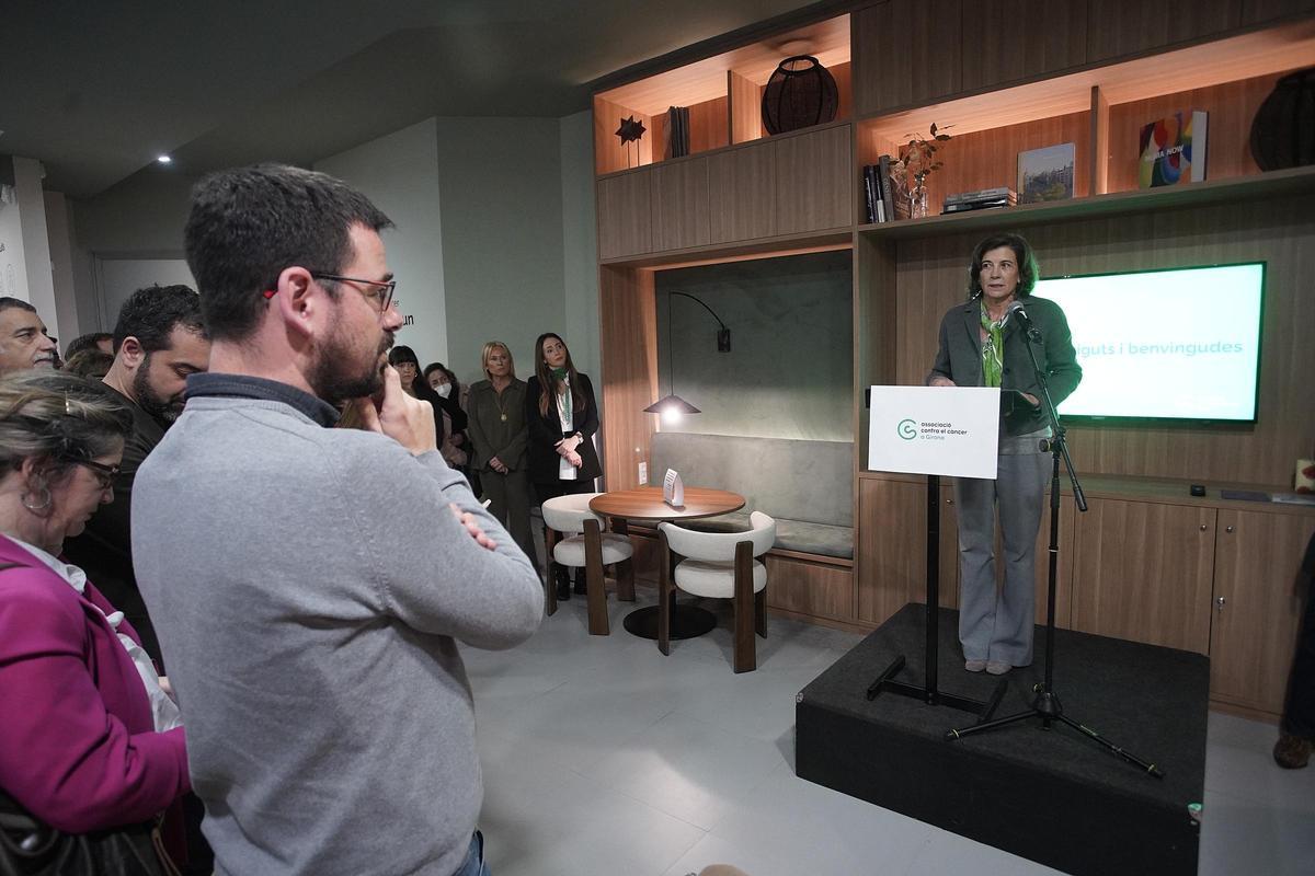 Les imatges de la inauguració de l'Associació contra el càncer a Girona