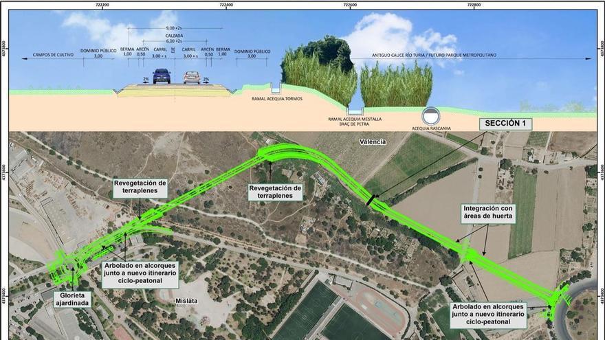 Marcha contra la ronda norte de Mislata: Vecinos y ecologistas salen a la calle por su impacto en la huerta de Campanar