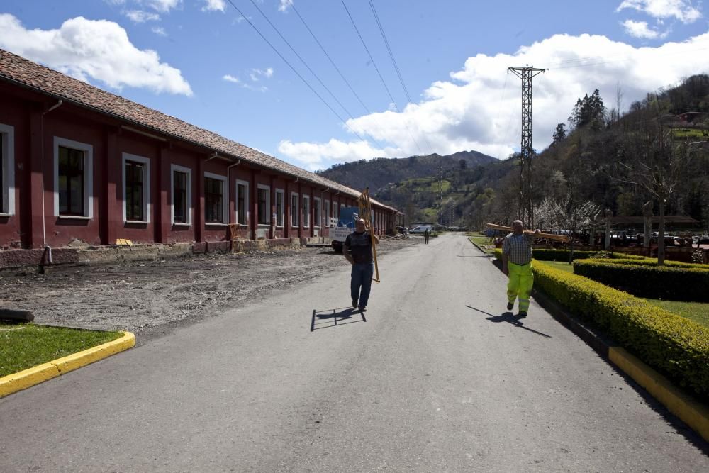 Visita al Pozu Sotón del Colegio de Ingenieros Superiores de Minas, Escuela de Ingeniería de Minas y olegia de Ingenieros Técnicos de Minas