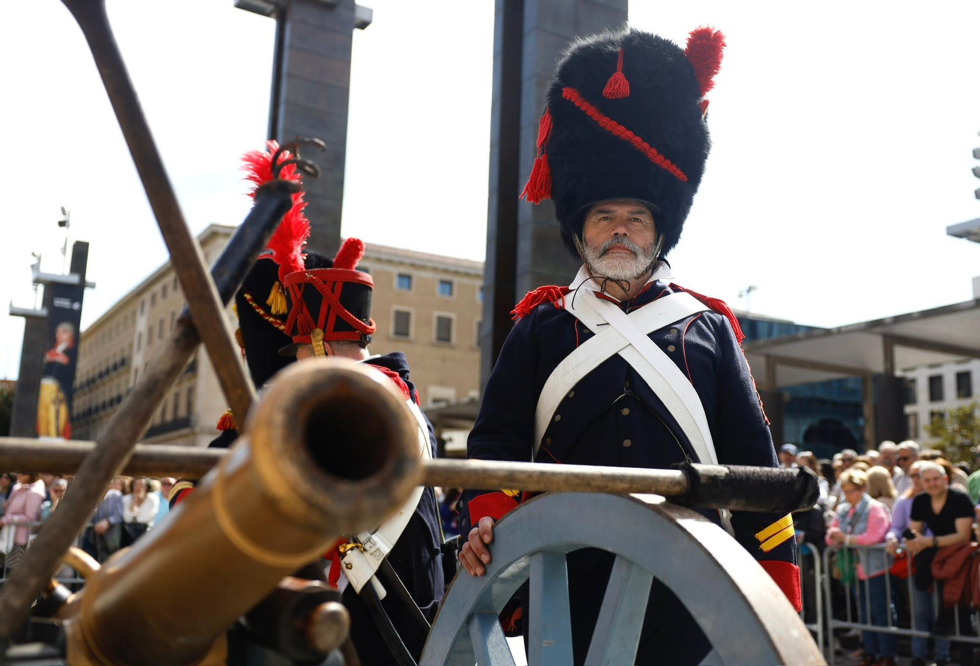 Zaragoza se engalana para recrear los Sitios de 1808