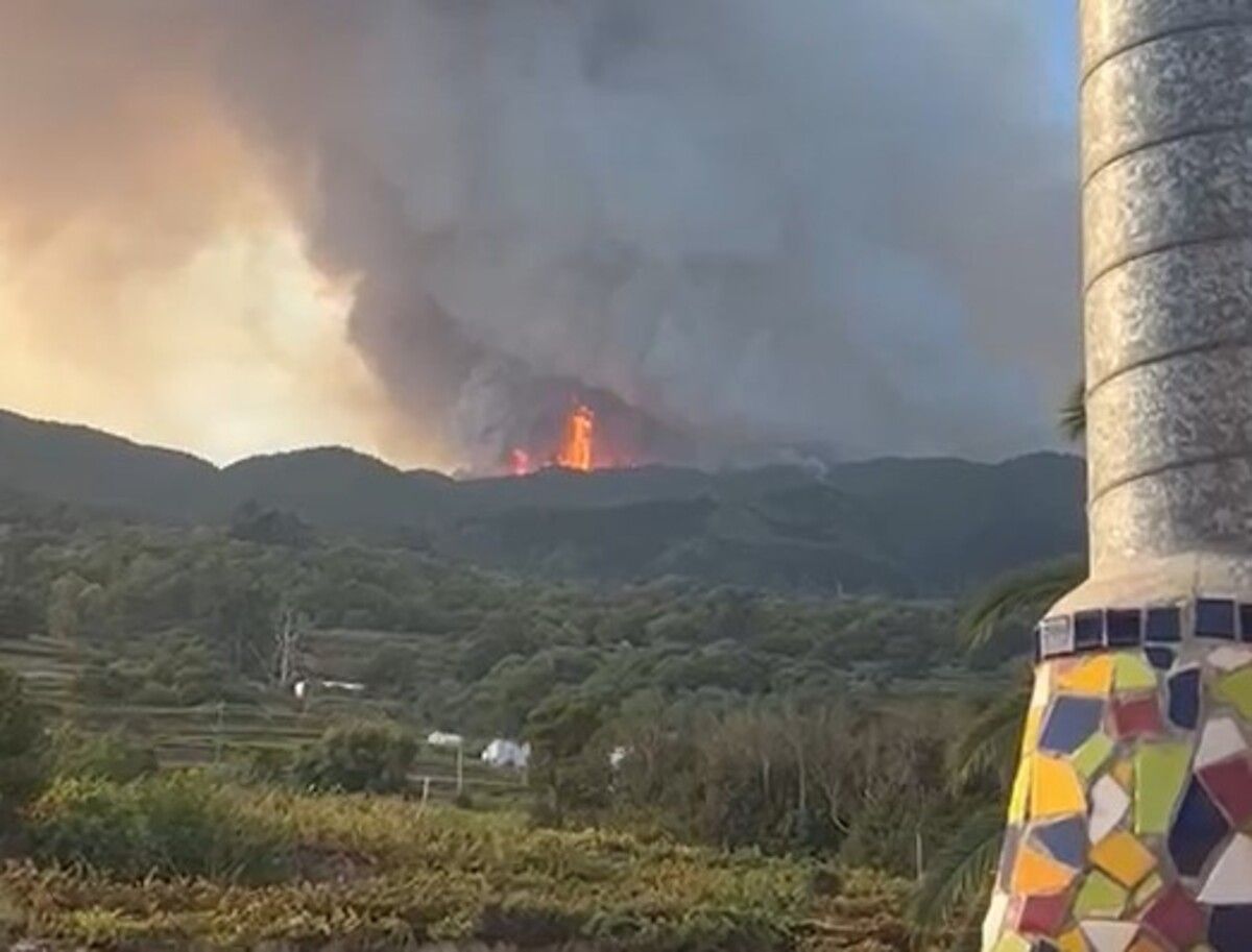 La Victoria: así se ve el incendio de Arafo - Candelaria desde distintos puntos de la isla