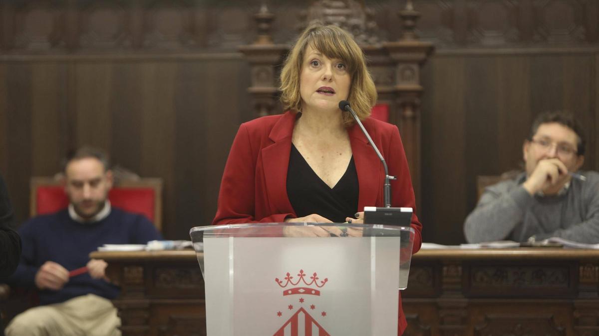 La portavoz de Compromís, María Josep Picó.