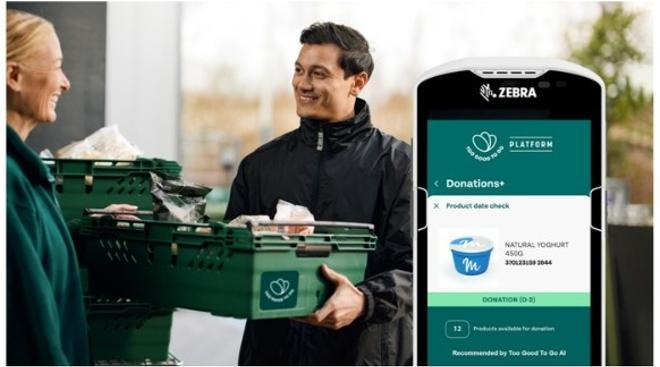 Imagen promocional de la nueva app Donations + de la plataforma Too Good to Go.
