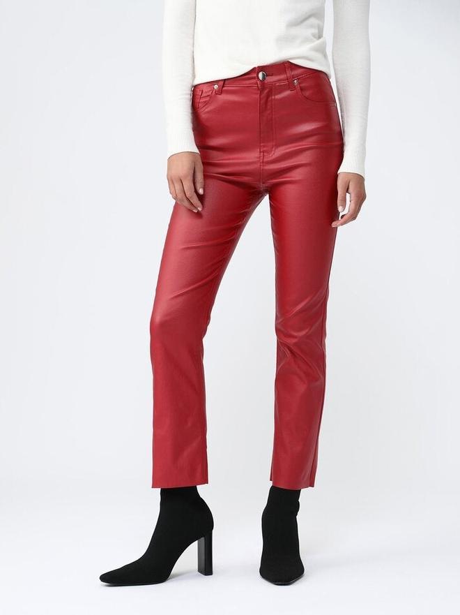 PANTALÓN FLARE EFECTO PIEL de Lefties 17,99 €