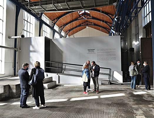 El interior de la rehabilitada sala de compresores. | JUAN PLAZA