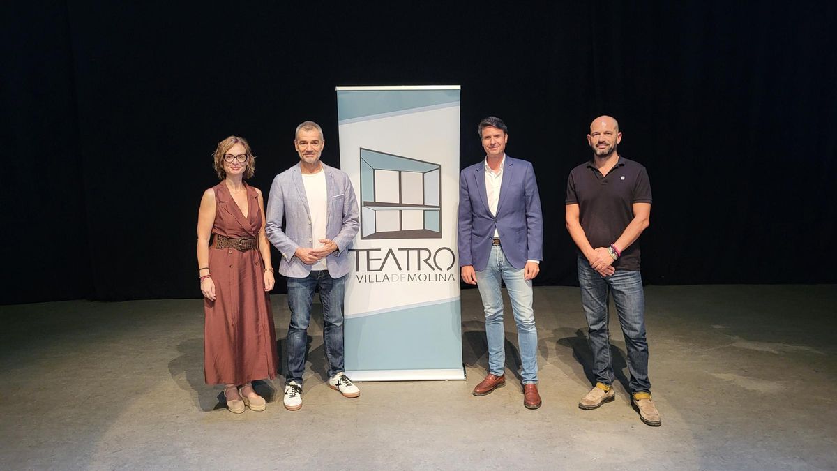 Toni Cantó, durante la presentación del programa del Teatro Villa de Molina