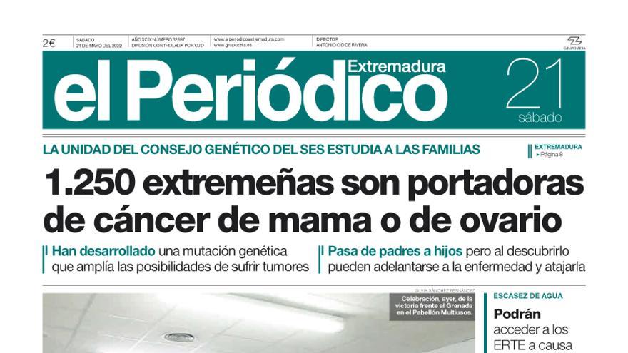 Consulta la portada correspondiente al día 21 de mayo del 2022