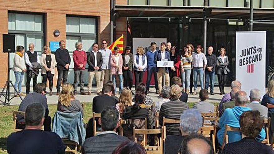 Presenten Pere Lluís Garcia com a candidat de Junts per Bescanó