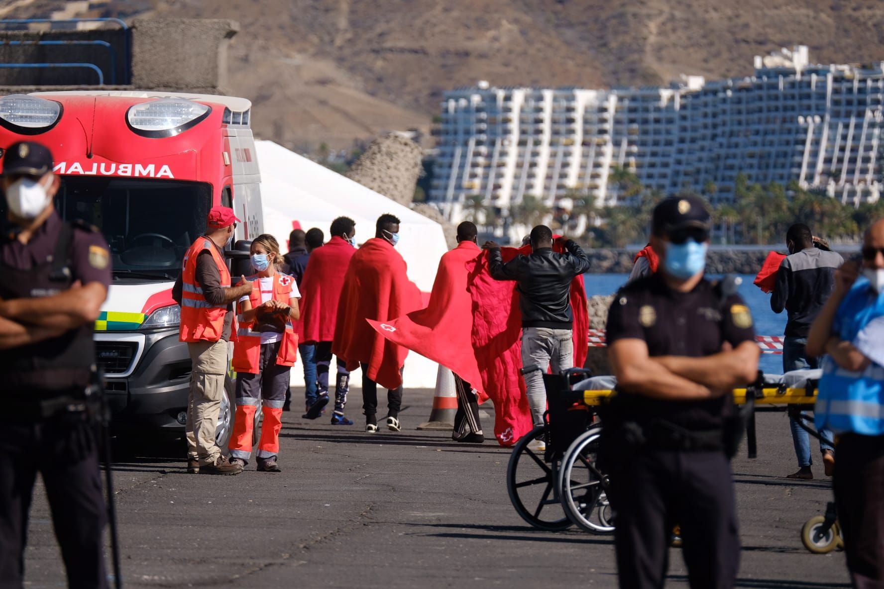 Llegada de una patera a Gran Canaria (26/04/22)