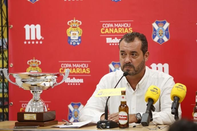 Manolo Jiménez, en la presentación de Copa Mahou