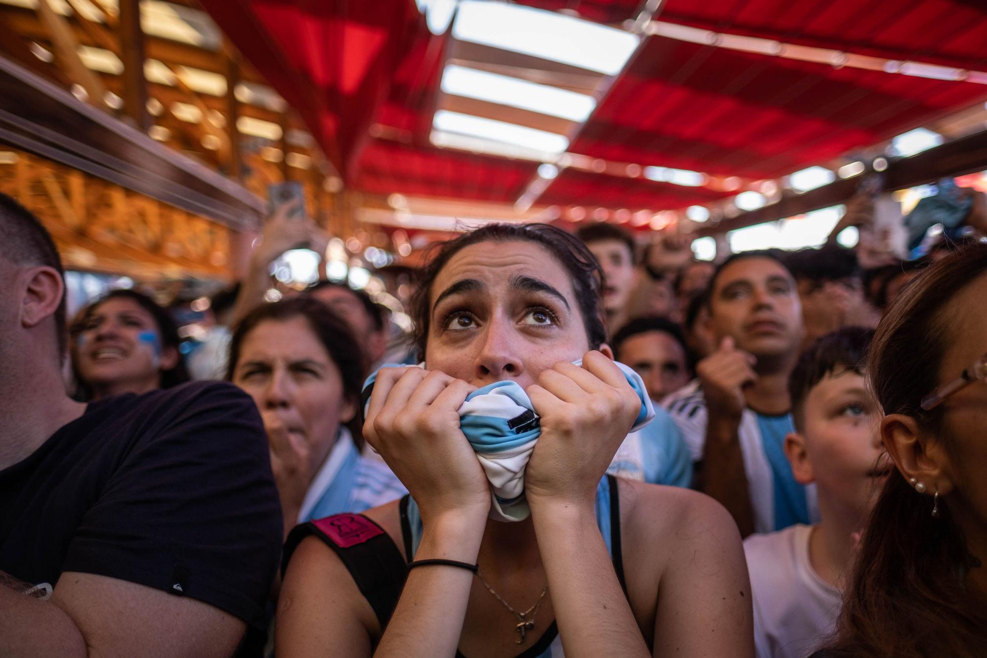 Celebración del Mundial de los argentinos afincados en Tenerife