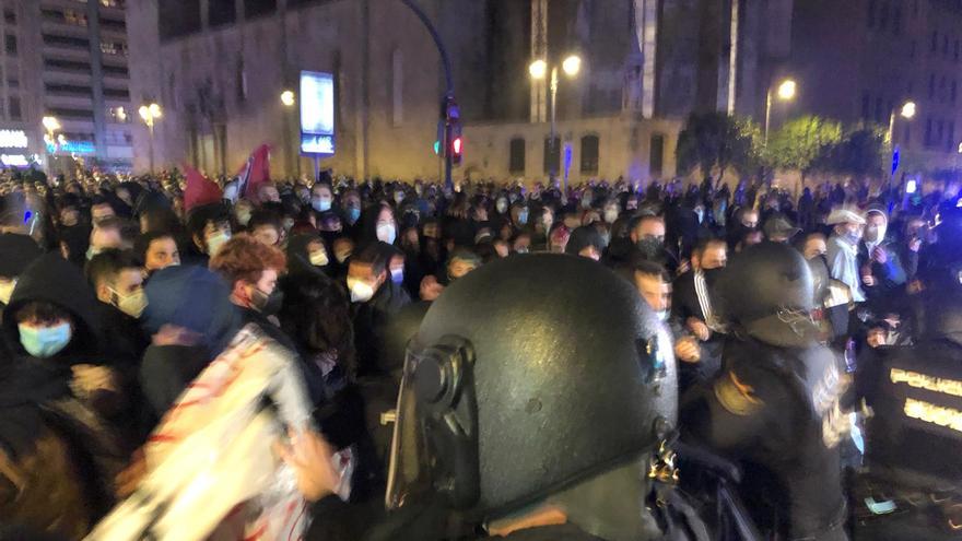 Vídeos de la manifestación de apoyo a Pablo Hasél en València