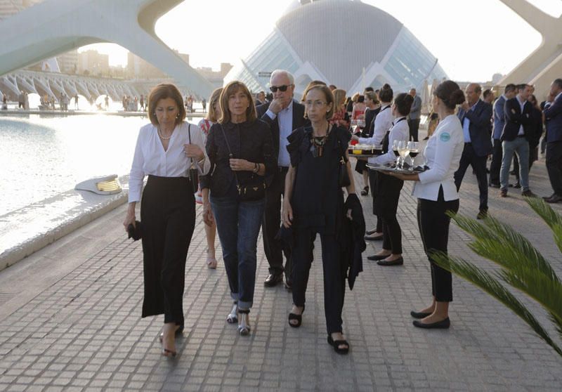 Hortensia Herrero y Jaume Plensa inauguran la exposición de esculturas del barcelonés en la Ciudad de las Artes