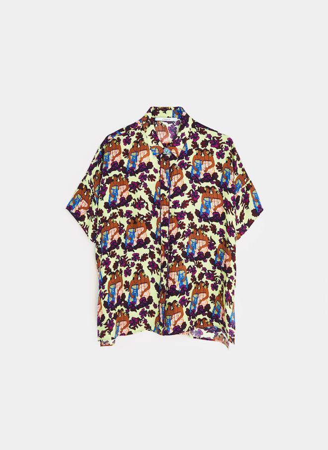 Camisa hawaiana estilo africano