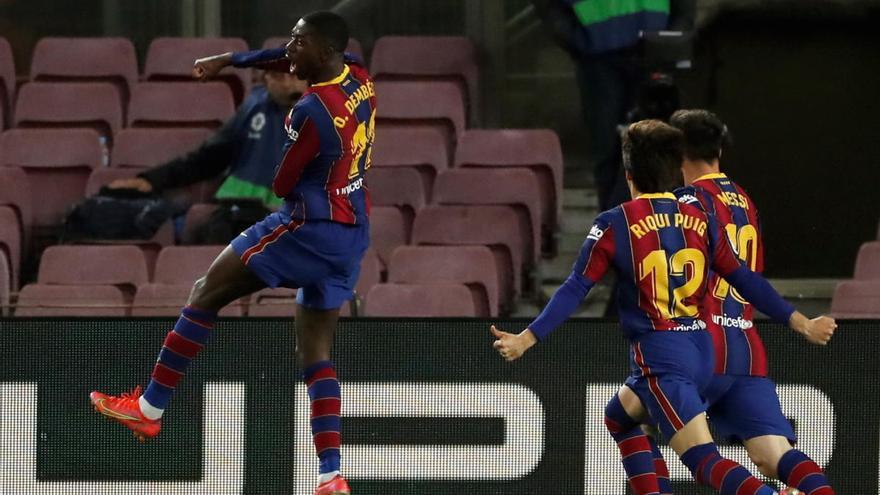 Todos los goles de la jornada 29 de LaLiga: Dembélé pone al Barça a un punto del líder