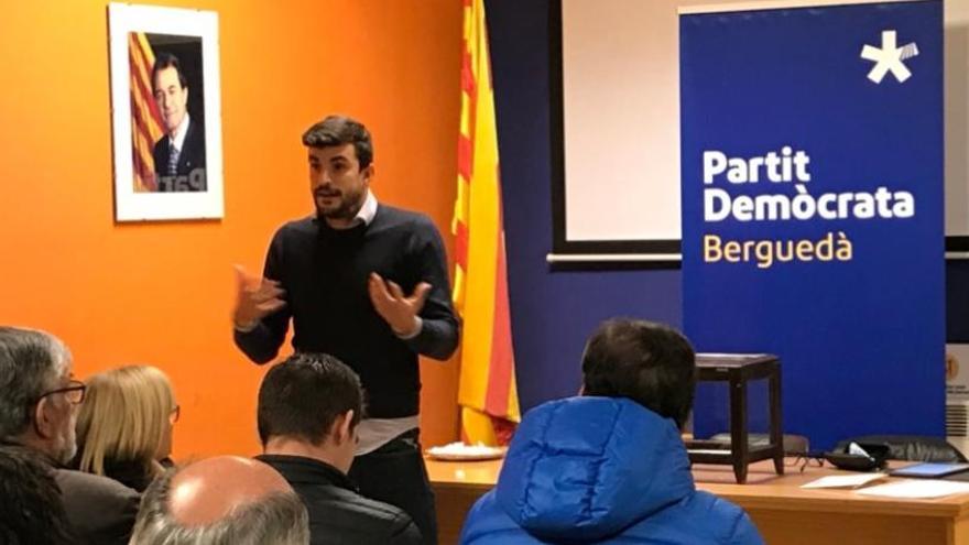 El jove candidat del PDeCAT Lluís Vall