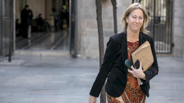 Neus Munté llega a la reunión del Govern